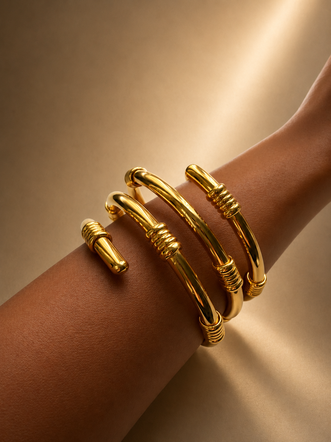 Sprial cuff bracelet