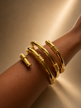 Sprial cuff bracelet