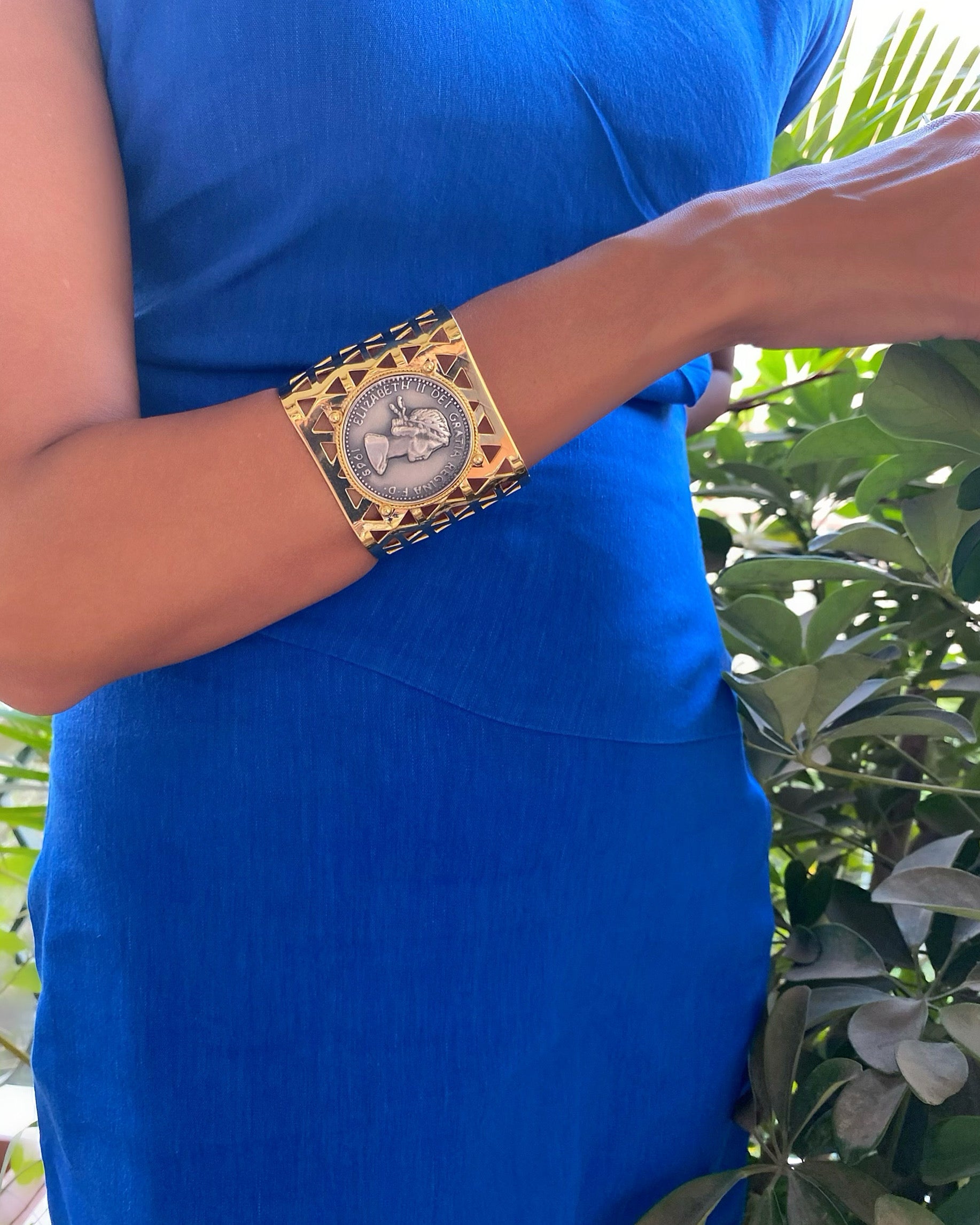 Elizabeth coin cuff