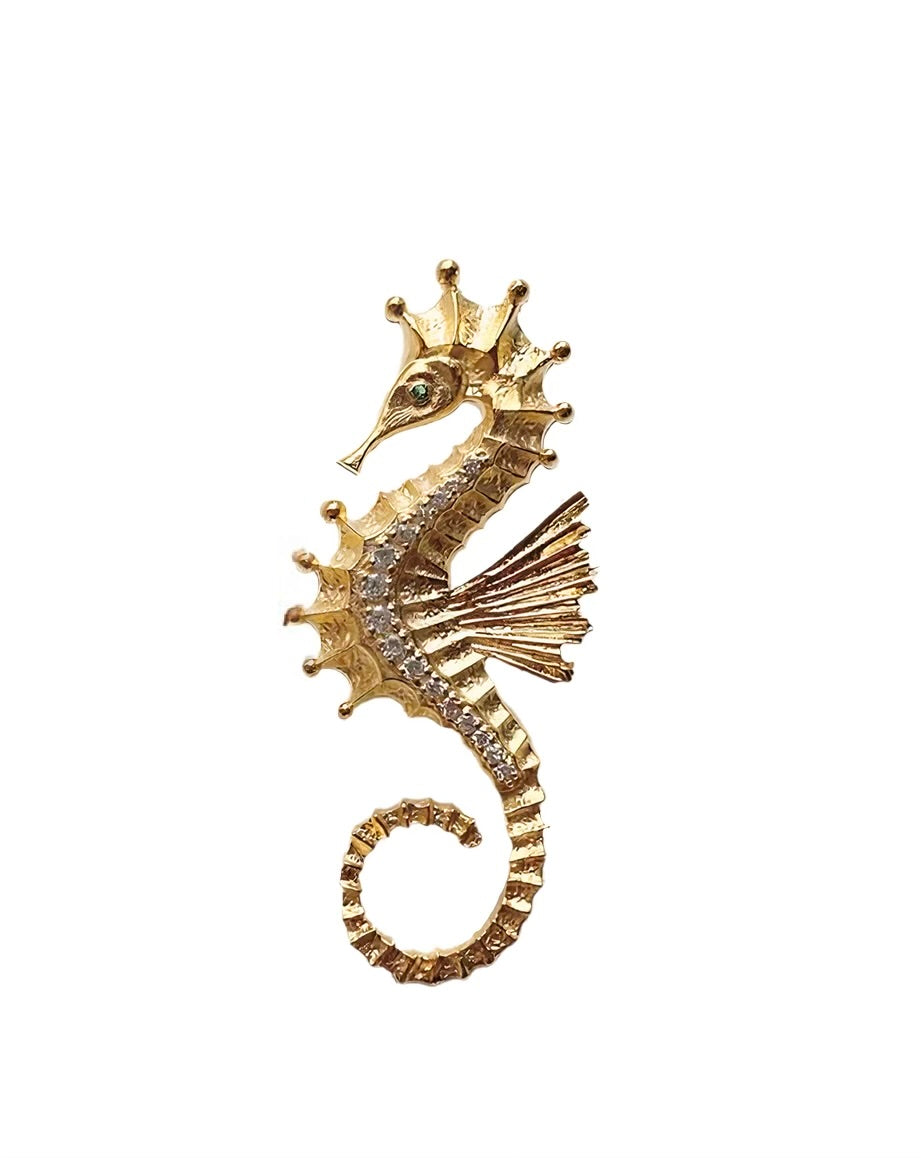 Seahorse Brooch