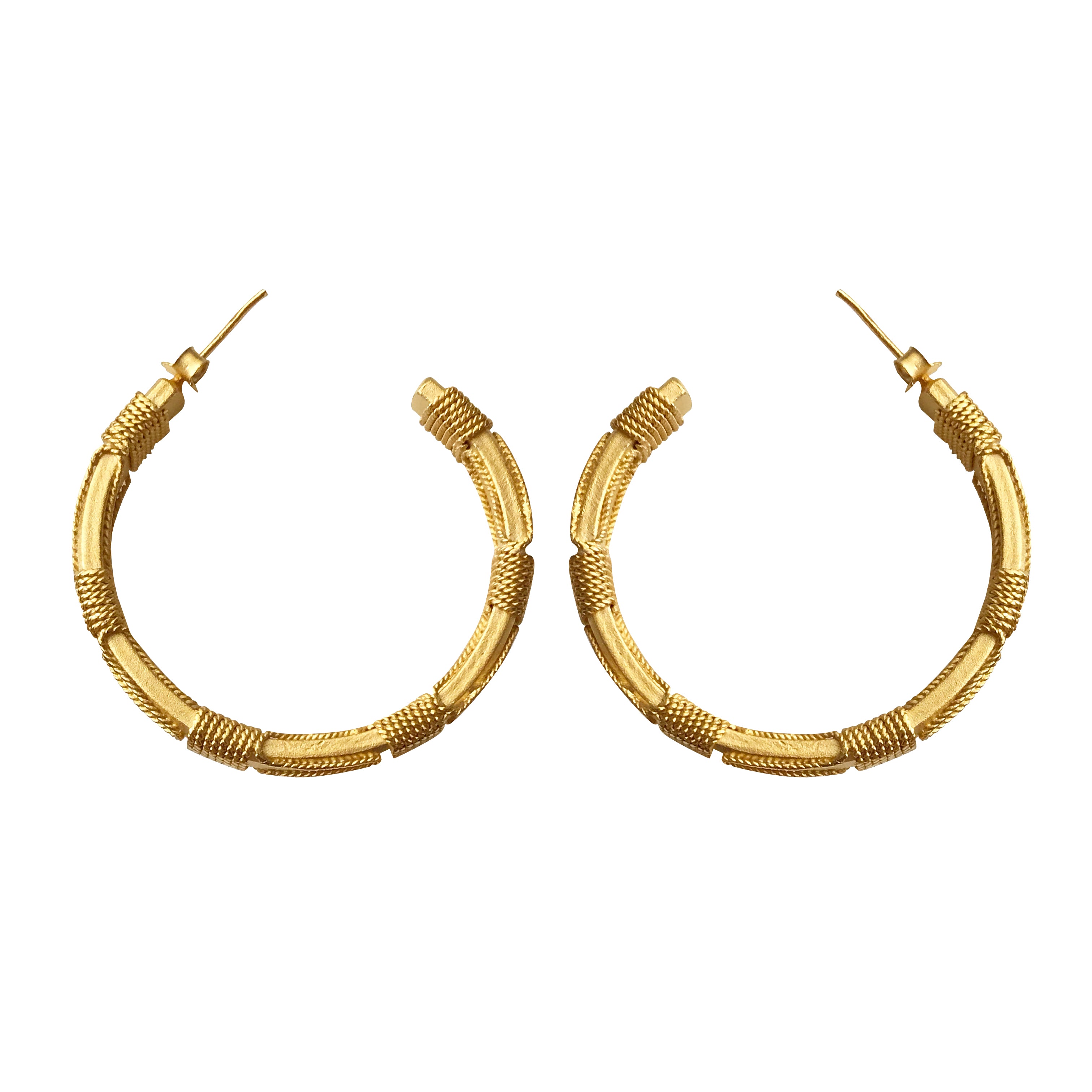 Oribat Plain Hoop Earrings