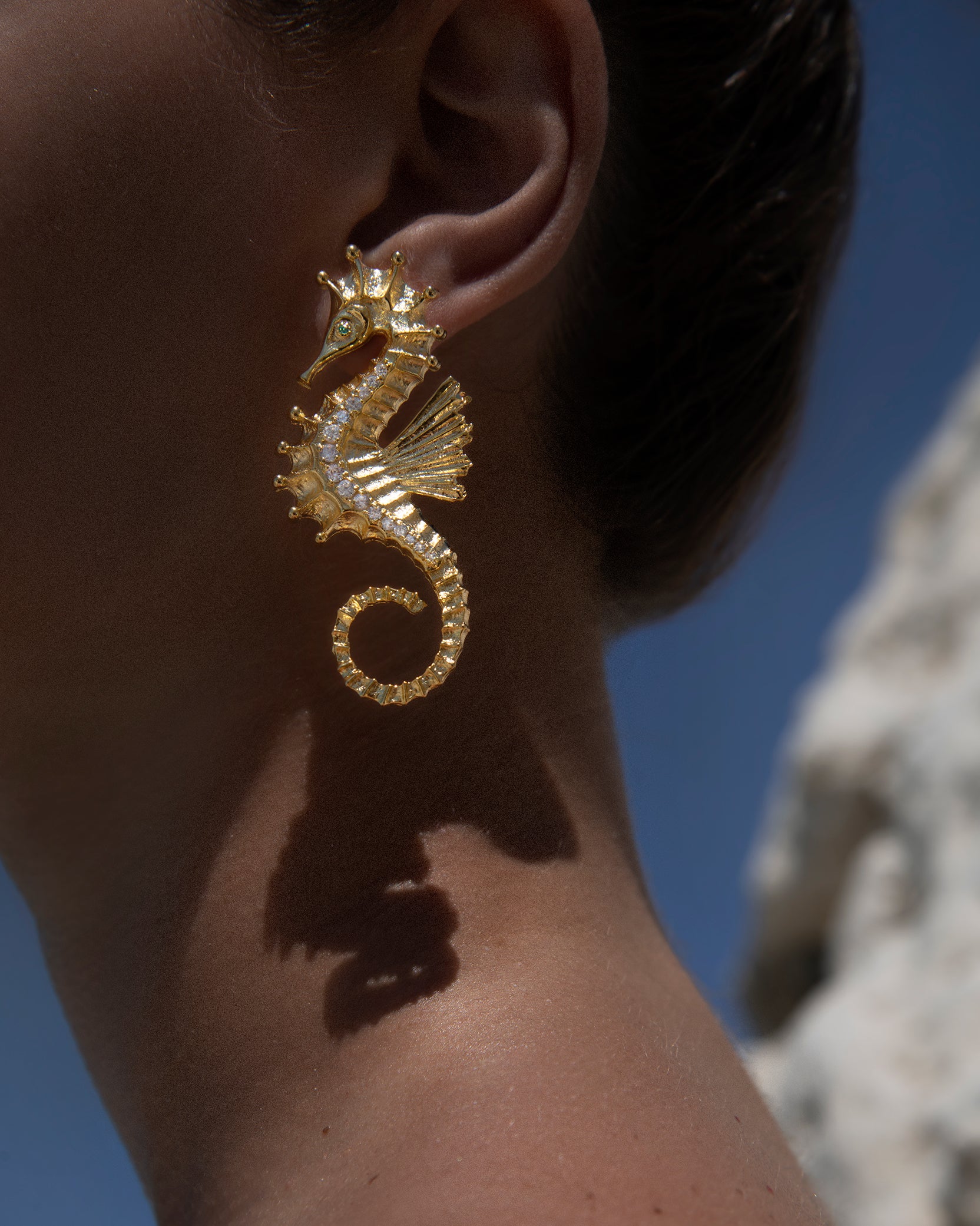 Seahorse earrings