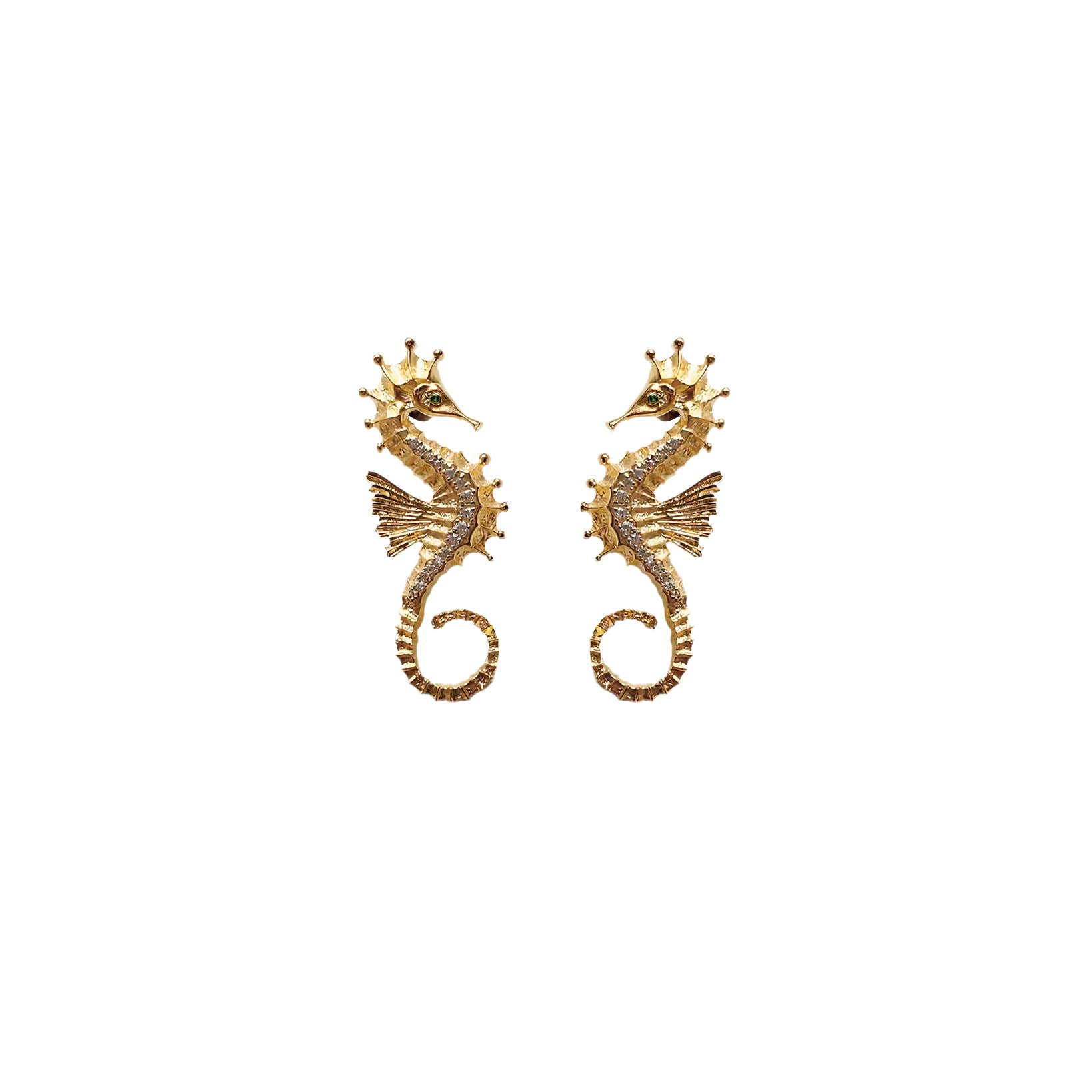 Seahorse earrings